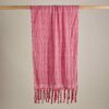 Red & White Cotton Scarf