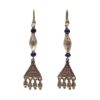 Lapis Antique Silver Earrings