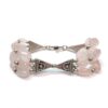 Rose Quartz Sterling Bracelet