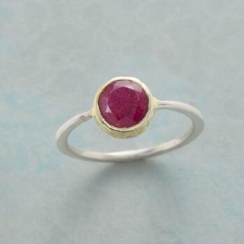 Ruby Vermeil Sterling Ring