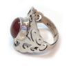Sterling Cocktail Ring w/Carnelian - Size 7 - Image 3