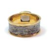 Vermeil & Black Rhuthenium Smokey Topaz Ring - Size 9 - Image 4
