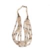 5 Strand Rose Quartz & Sterling Necklace - Image 3