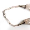 5 Strand Rose Quartz & Sterling Necklace - Image 4