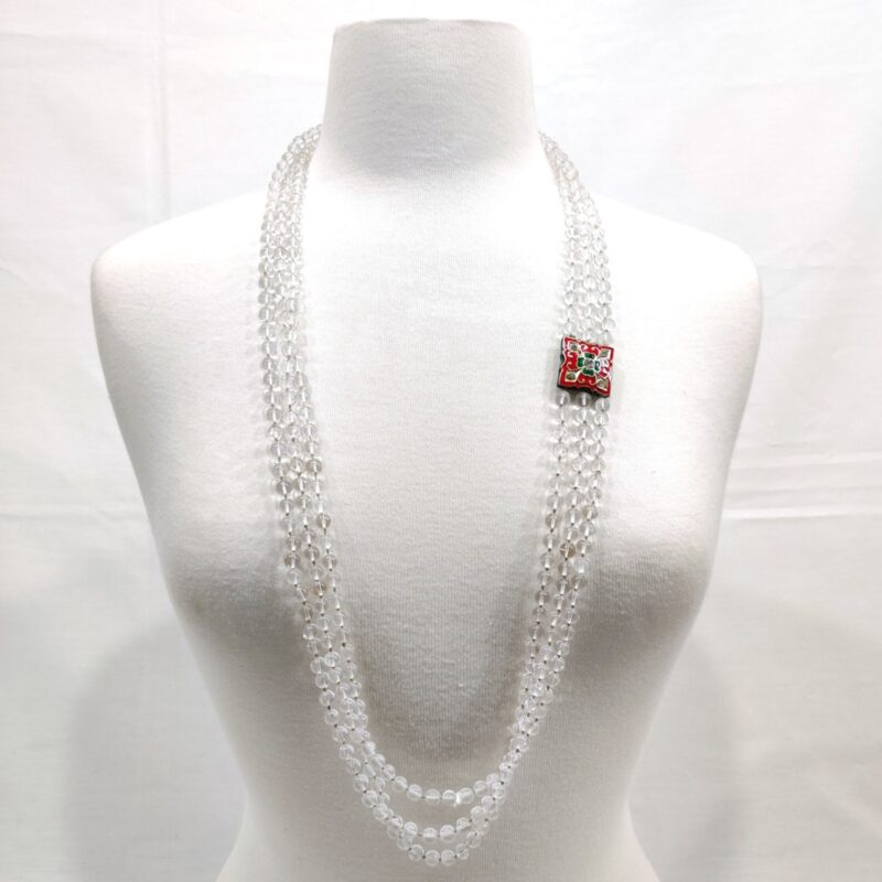 Crystal Beads w/Meenakari Pendant - Image 2