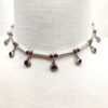 Sterling & Garnet Choker