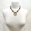 Vermeil Pendant w/Amethyst & Faceted Carnelian - Image 2