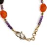 Vermeil Pendant w/Amethyst & Faceted Carnelian - Image 3