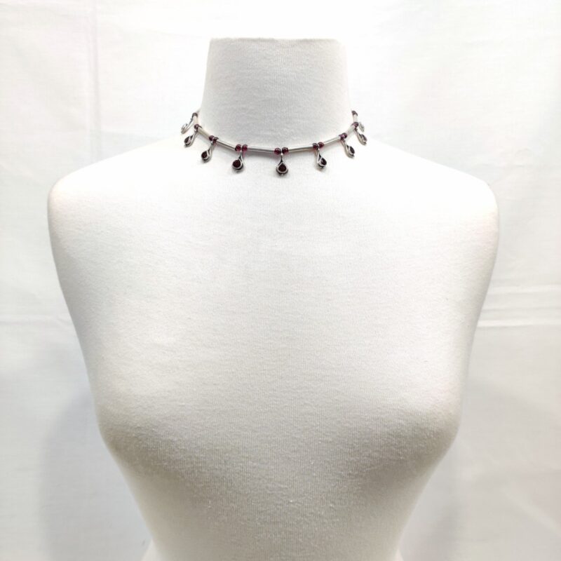 Sterling & Garnet Choker - Image 2