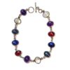 Cabachon Garnet, Amethyst, Moonstone, Lapis, Iolite Bracelet - Image 2