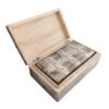 Set of 2 Nested Bleached Wood Boxes