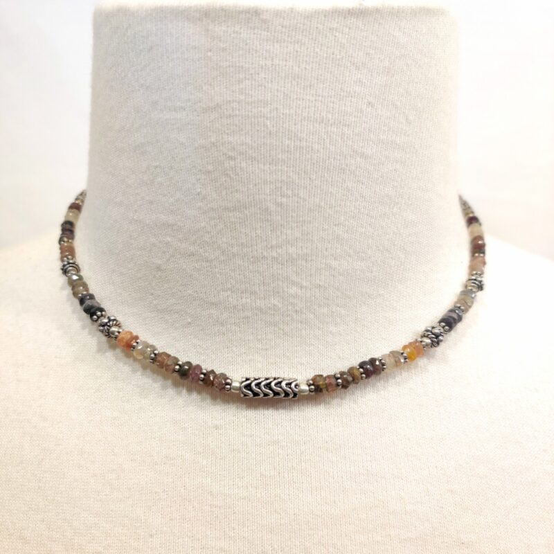 Tourmaline & Sterling Choker