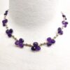 Briole Cut Amethyst & Sterling Necklace