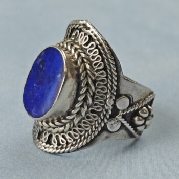 Lapis Sterling Ring (size 6)
