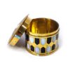 Brass Trinket Box with Mother of Pearl Inlay - Image 2