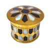 Brass Trinket Box with Mother of Pearl Inlay - Image 4