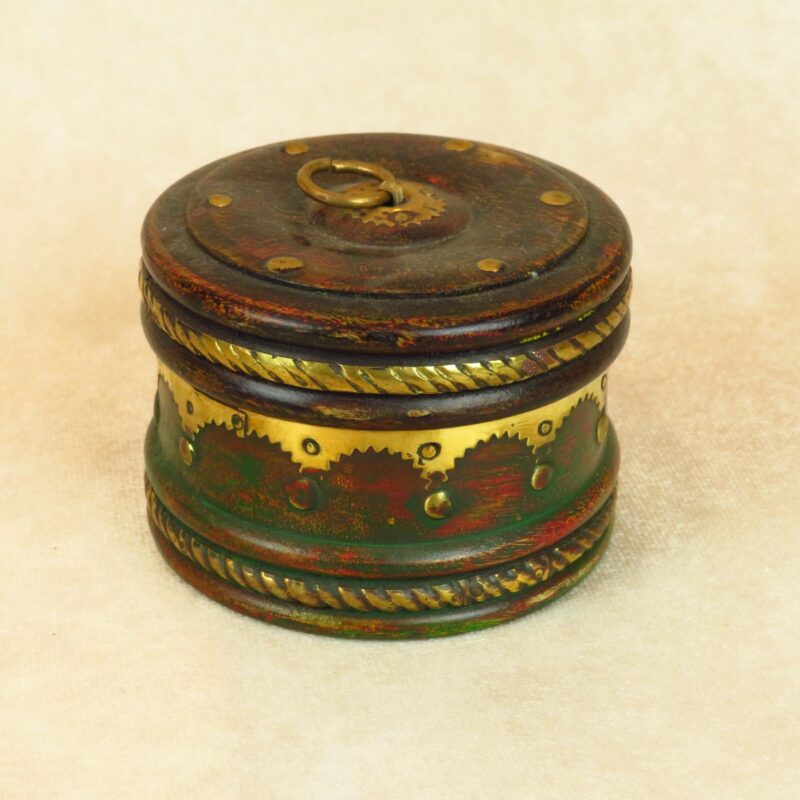 Antiqued Miniature Chapati Box