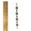 Garnet & Pearl Sterling Bracelet - Image 2