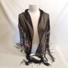 Poly Crepe Embroidered Flamenco Cape - Image 2