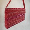 Red & Pink Beaded & Sequined Bag