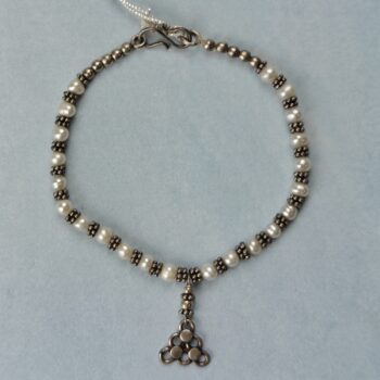 Sterling & Pearl Bracelet