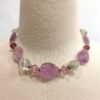 Sterling & Faceted Amethyst w/Crystal Necklace