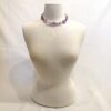 Sterling & Faceted Amethyst w/Crystal Necklace - Image 3