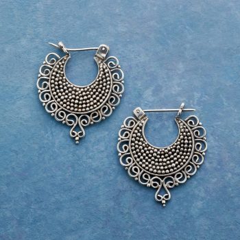Filigree Hoop Earring