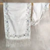 Silk Scarf w/Embroidery