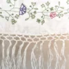Silk Scarf w/Embroidery - Image 3