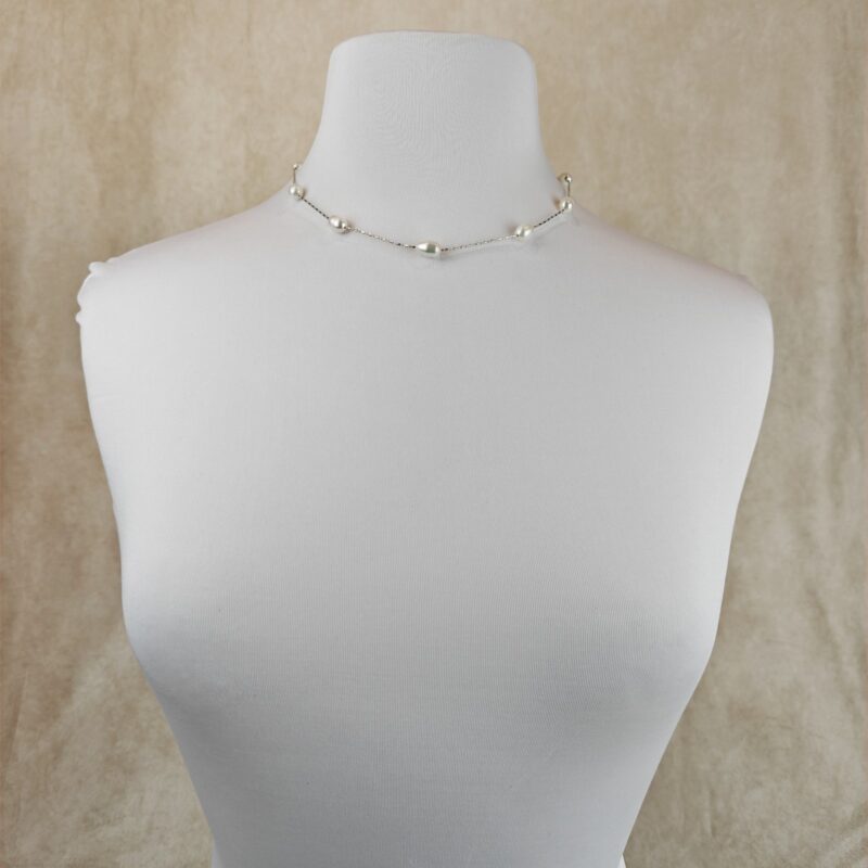 Pearls on Chain Necklace - Image 2