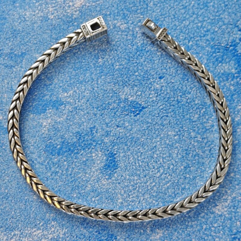 Sterling Silver Weave Bracelet - Image 3