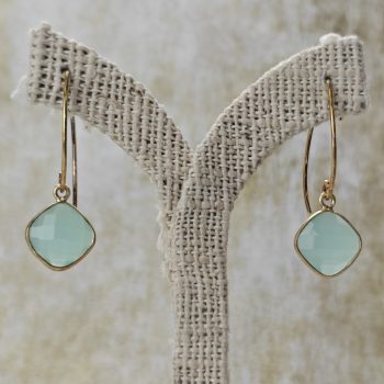 Vermeil Chalcedony Earring