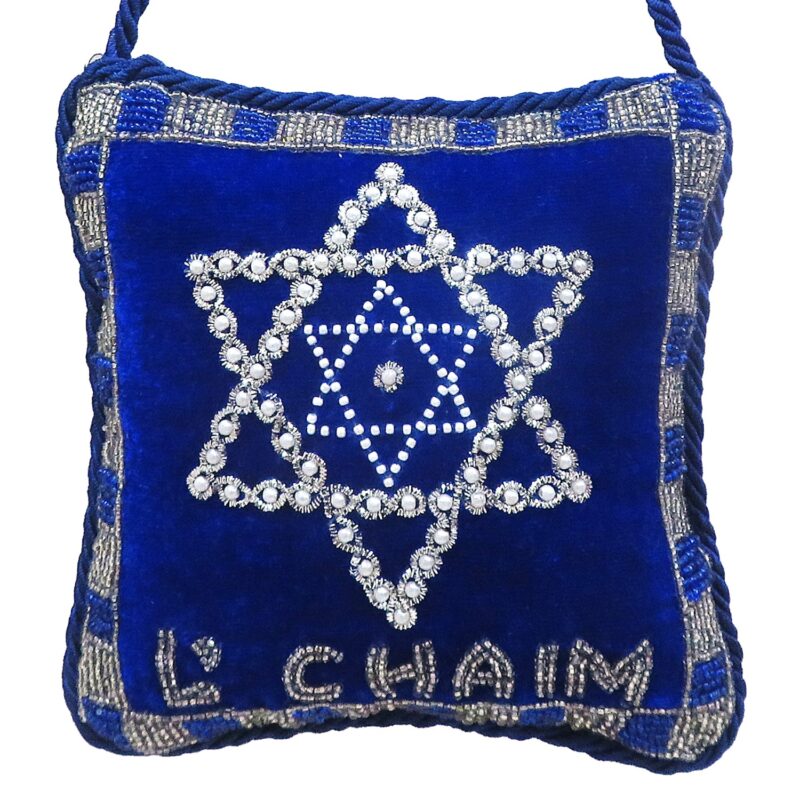 L’ Chaim Star of David Doorknocker 6×6