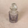 Hand Carved Glass Perfume Bottle - Image 3