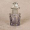 Hand Carved Glass Perfume Bottle
