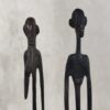 Set/2 Tall Tribal Metal Figures