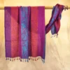 Multi Rayon Scarf w/Tassels