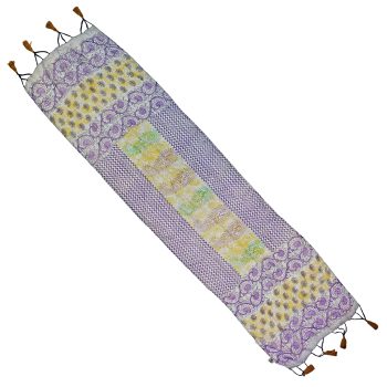 Purple Vive Silk Scarf