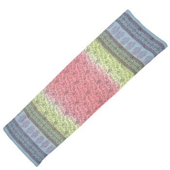 Eriya Printed Modal Scarf Tie Dye w/Tassel Fringe