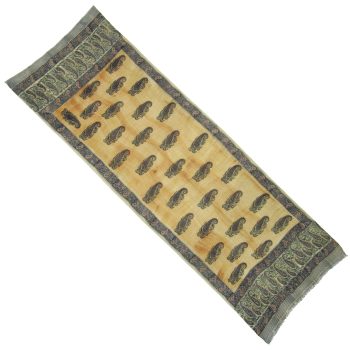 Bedawan 100% Wool Pashmina Hand Block Shawl