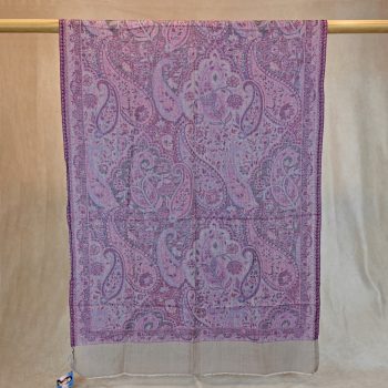 Nandiwanaparthy Reversible Wool/Modal Shawl