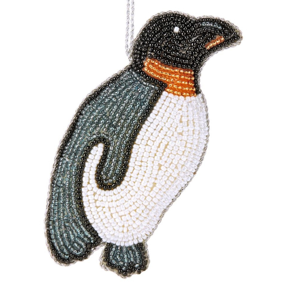 Penguin Ornament Beaded