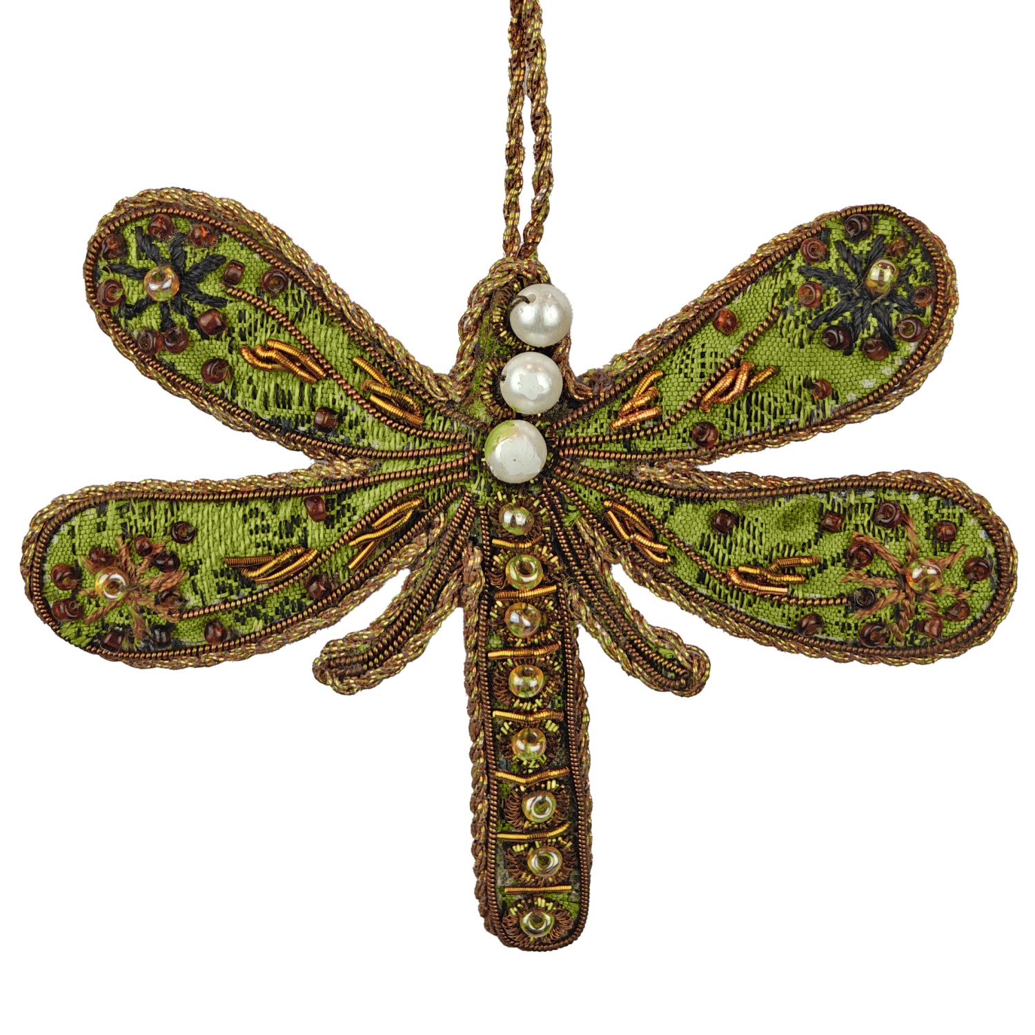 Dragonfly Ornament Green
