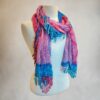 Hand Painted Silk Scarf w/Heavy Fringe - Image 3