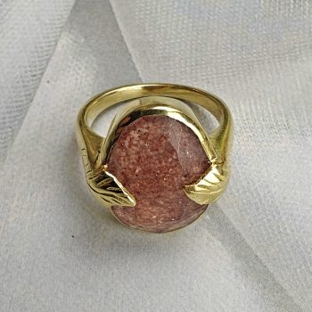Strawberry Quartz Ring (7.5)