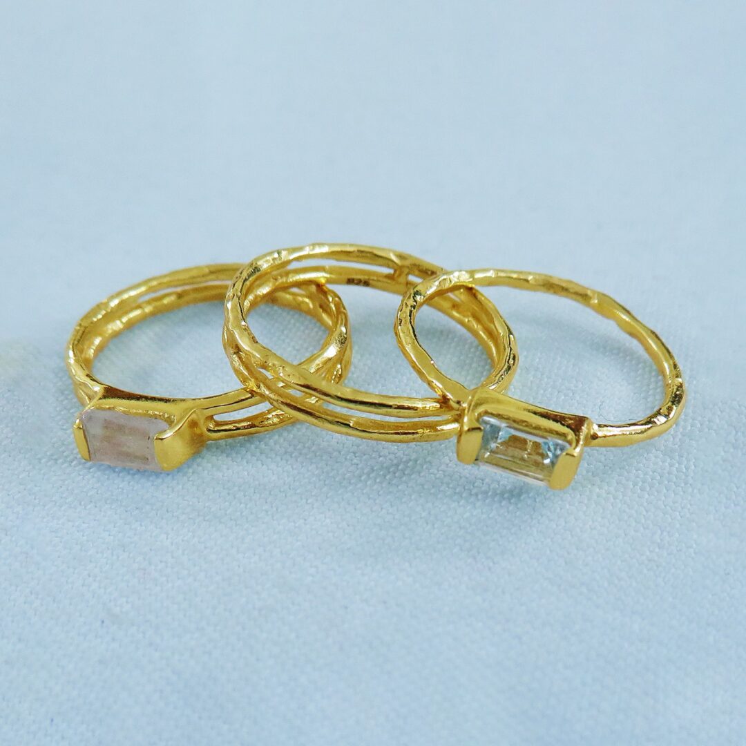 Set of 3 - More Meets The Eye Ring Trio (sizes 5-9)