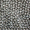 48" Silver Tissue Tree Skirt w/Silver Nakshi Embroidery & Faux Pearls - Image 2