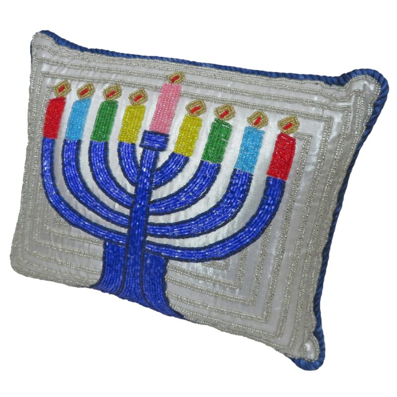 9"x12" Menorah Pillow - Image 3