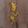 Tissue Patch Scarf in Brown Georgette - Image 2